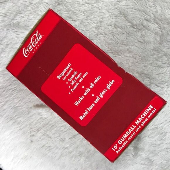 Vintage Coca-Cola Authentic Metal and Glass 10" Gumball Machine - Picture 8 of 14